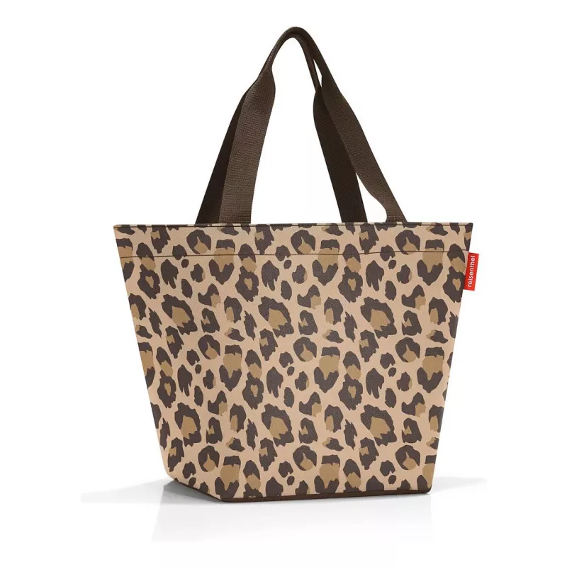 reisenthel Shopping Bag shopper M LEO MACCHIATO sintētiskā šķiedra brūna ZS6048 (ZS6048)