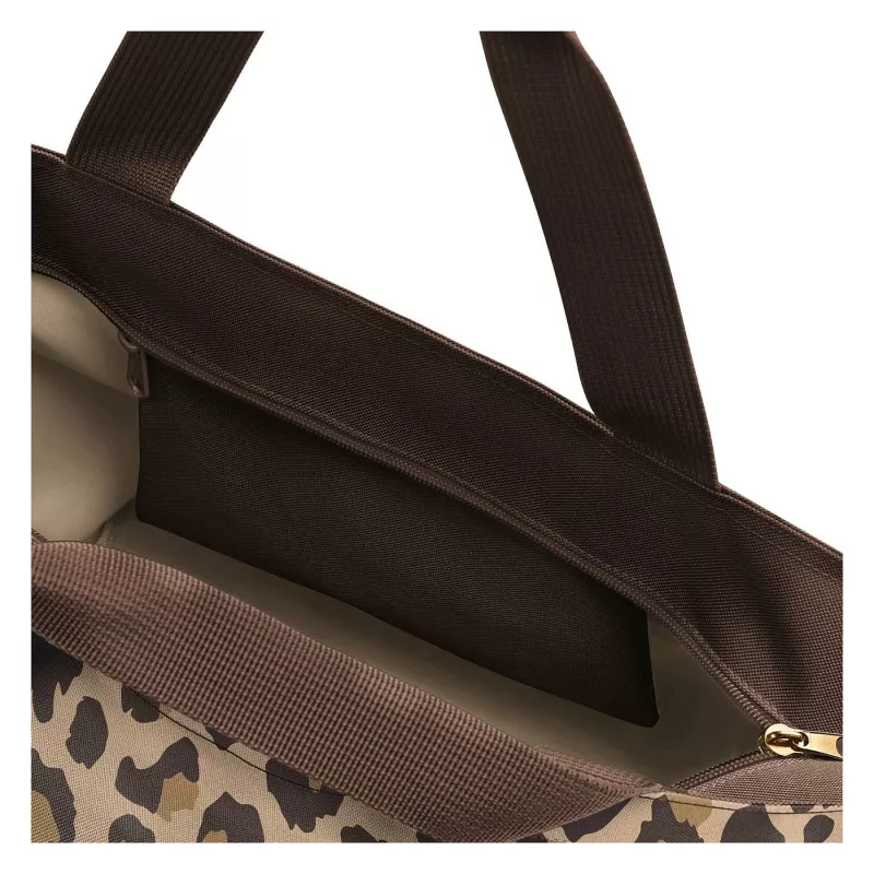 reisenthel Shopping Bag shopper M LEO MACCHIATO sintētiskā šķiedra brūna ZS6048 (ZS6048)