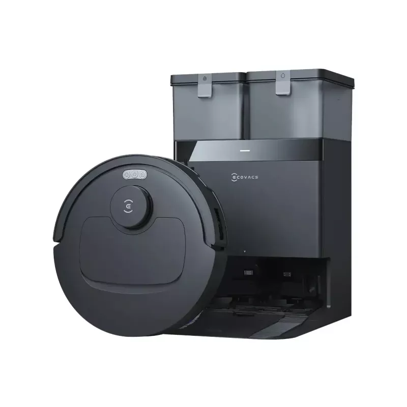 Robot vacuum Ecovacs Deebot T30C Gen 2 ar 0.26 L dustbin, Li‑Ion 12V baterija, 180 min runtime, Melns