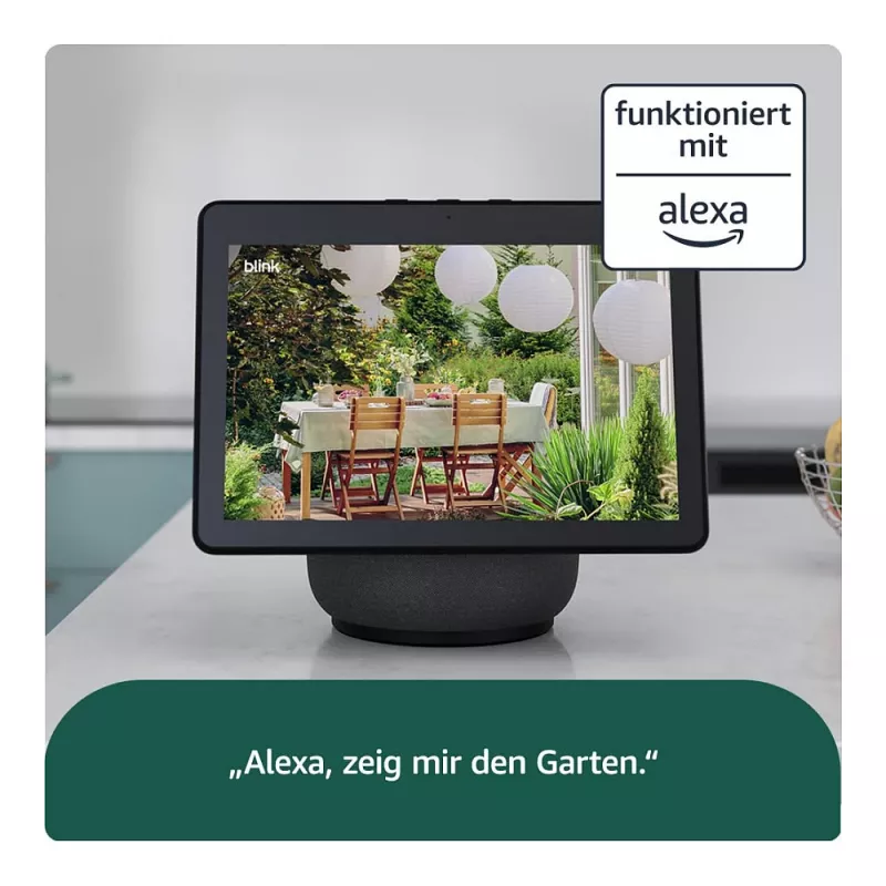 AMAZON (RING) Blink Outdoor 4 - tīkla novērošanas kamera - āra zona, iekštelpu zona - laikapstākļiem izturīga - krāsaina (dienas/nakts) - 1080p - audio - bezvadu - Wi-Fi (B0B1N5RL1Q)