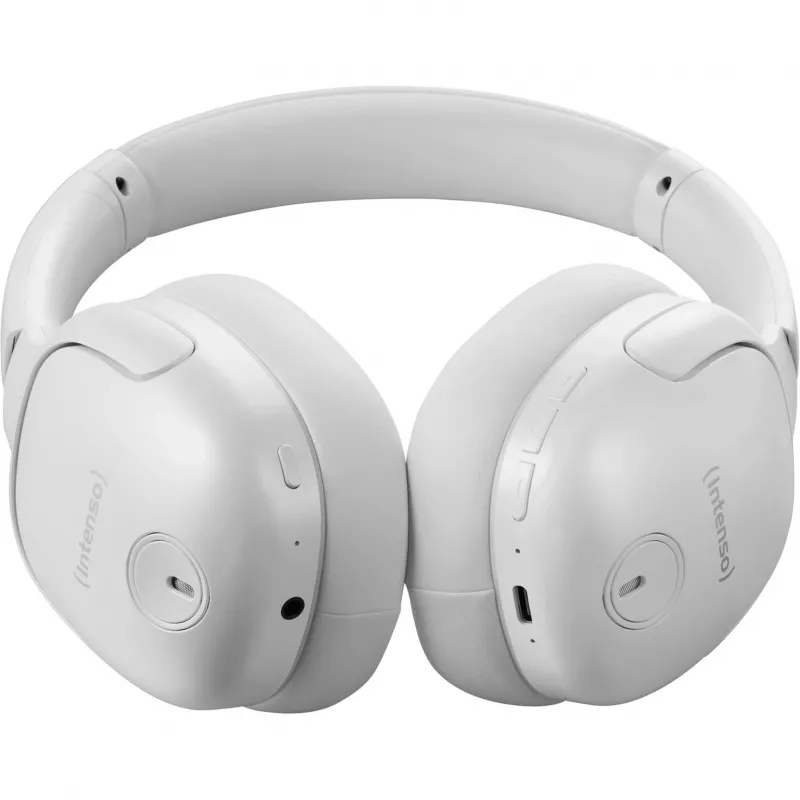 Intenso Over-Ear TWS True Wireless Kopfhörer Bluetooth 5.3, Hybrid Active Noise Cancelling (ANC), Transparency Modus, Musik Modus, Passiver Modus