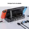 Rokas spēļu konsoles dokstacija Unitek G1002F01 — USB dokstacijas savienotājs, melna