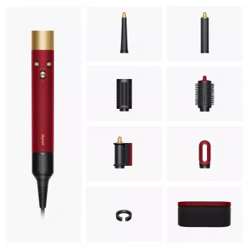 Airwrap i.d. Straight + Wavy Limited Edition, Multistyleris sarkans/zelta, Bluetooth