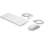 HP USB tastatūra un pele veselības aprūpes izdevums pilna izmēra vadu balta