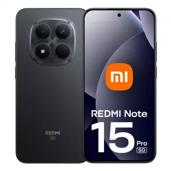 Viedtālrunis Xiaomi Redmi Note 15 Pro 5G — MediaTek Dimensity 7400 Ultra, 8 GB RAM, 512 GB, 6,83 collu FHD+, 200 MP, 6580 mAh, Dual SIM, melns