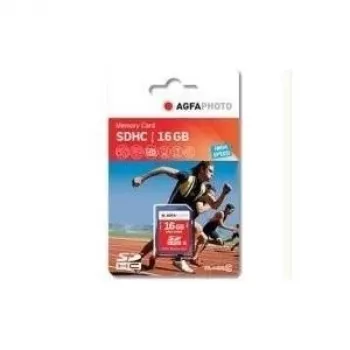 AgfaPhoto High Speed - zibatmiņas karte - 16 GB - SDHC atmiņas karte (10426)