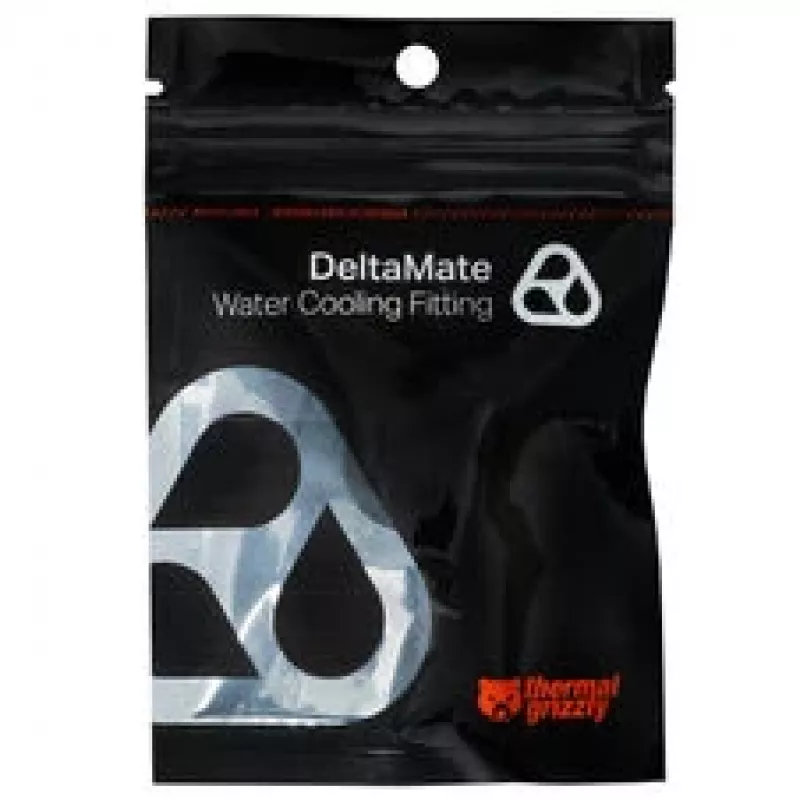 Thermal Grizzly DeltaMate Pass Through – ūdens dzesēšanas savienojums, melns, 1 gab. (TG-DM-FIT-0016)