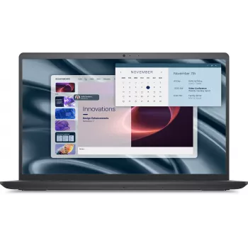 Klēpjdators Dell PV15255 — 15,6 collu Full HD, AMD Ryzen 3 7320U 2,4 GHz, 8 GB LPDDR5, 512 GB SSD, Windows 11 Pro, melns