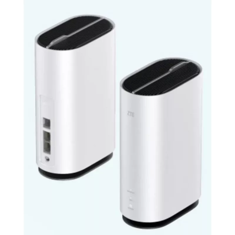 ZTE G5C - Gigabit Ethernet dual-band (2,4 GHz / 5 GHz) Wi-Fi 6 4G/5G bezvadu maršrutētājs baltā krāsā