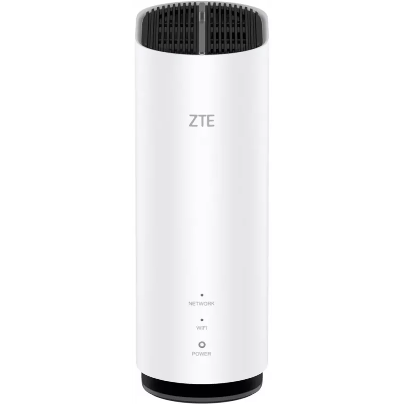 ZTE G5C - Gigabit Ethernet dual-band (2,4 GHz / 5 GHz) Wi-Fi 6 4G/5G bezvadu maršrutētājs baltā krāsā