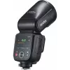 Flash Godox V100‑N Nikon — pārnēsājama TTL Li‑ion uzmavas zibspuldze