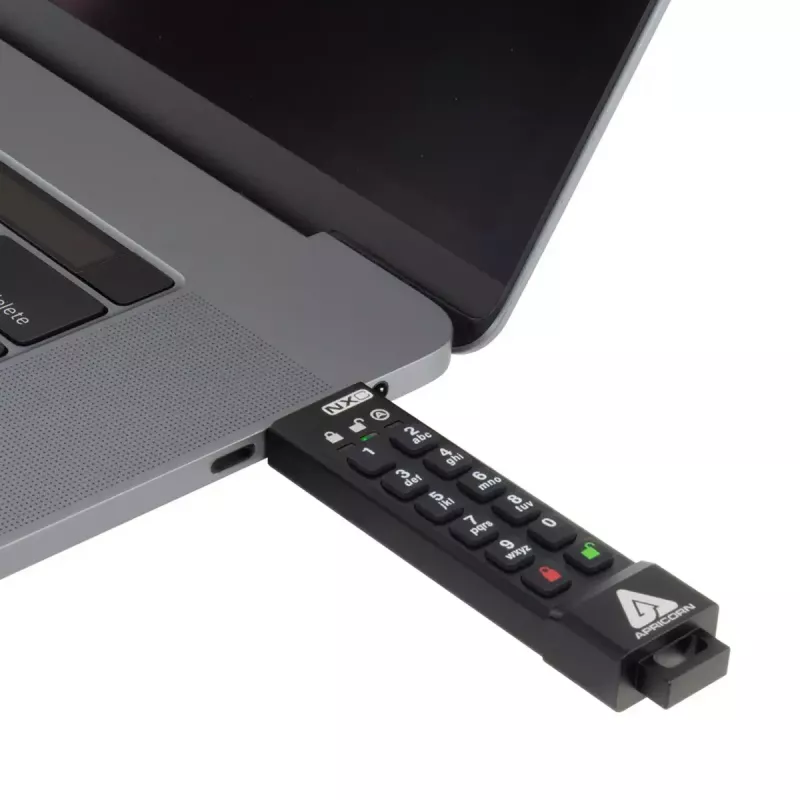 USB zibatmiņa Apricorn 64GB USB Type-A 3.2 Gen 1 Aegis Secure Key 3NXC