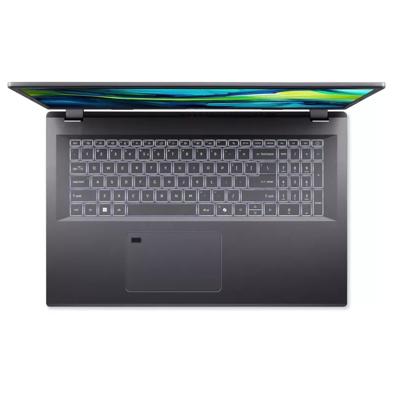 Acer Aspire 17 A17-51M-742J klēpjdators — Intel Core 7 150U, 17,3 collu FHD, 16 GB LPDDR5, 1 TB SSD, Windows 11