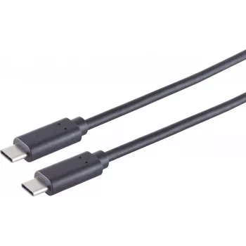 USB kabelis S/CONN 13-48035 USB 3.2 Gen 2x2 2 m USB C melns