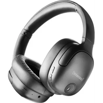 Intenso Over-Ear TWS True Wireless Kopfhörer Bluetooth 5.3, Hybrid Active Noise Cancelling (ANC), Transparency Modus, Musik Modus, Passiver Modus