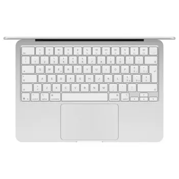 MacBook Neo 13 Sudraba MHFC4D/A Apple A18 Pro mikroshēma, 6-kodolu CPU, 5-kodolu GPU, 8GB, 512GB SSD, Touch ID
