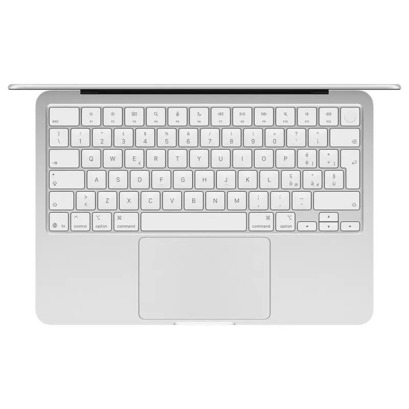 MacBook Neo 13 Sudraba MHFC4D/A Apple A18 Pro mikroshēma, 6-kodolu CPU, 5-kodolu GPU, 8GB, 512GB SSD, Touch ID
