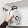 Vafeļu cepējs Clatronic WA 3832 — 1 apaļa vafele, 1200 W, 20 cm plates, melnbalts
