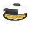 Vafeļu cepējs Clatronic WA 3832 — 1 apaļa vafele, 1200 W, 20 cm plates, melnbalts