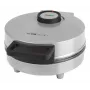 Vafeļu cepējs CLATRONIC HA 3833 — 1 apaļa vafele, 1200 W, plāksnes 20×20 cm, melns/sudrabots