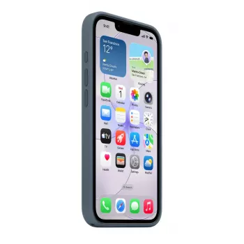 Silikona maciņš ar MagSafe Apple iPhone 17e — Anchor Blue, vāciņš, piemērots 6,1 collu (15,5 cm) ierīcei