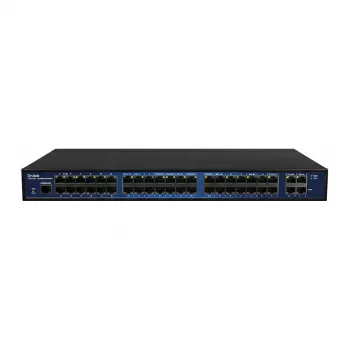 ALLNET komutators pilnībā pārvaldīts 2+ slānis 44 portu Gigabit • 12x GbE • 28x GbE SFP • 4x SFP+ • JSON API • Core komutators • ALL-SG9440MJ-10G