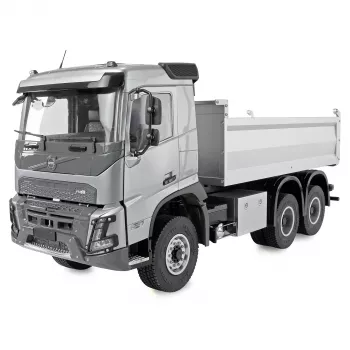 Radio vadāma Amewi Volvo FMX E015 6x4 pašizgāzējs 1:14 RTR sudraba