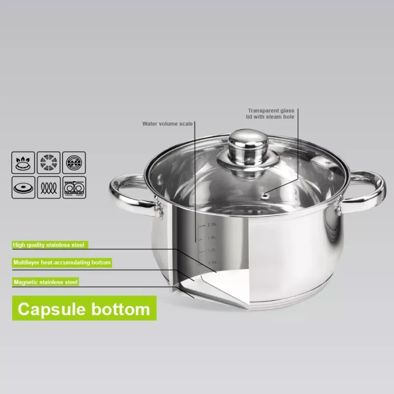 Katlu komplekts Maestro MR-2020-6XL — 6 gab. katlu komplekts