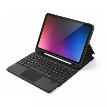Tastatūras futrālis Inateck KB002 iPad 11 – melns, Bluetooth noņemama tastatūra
