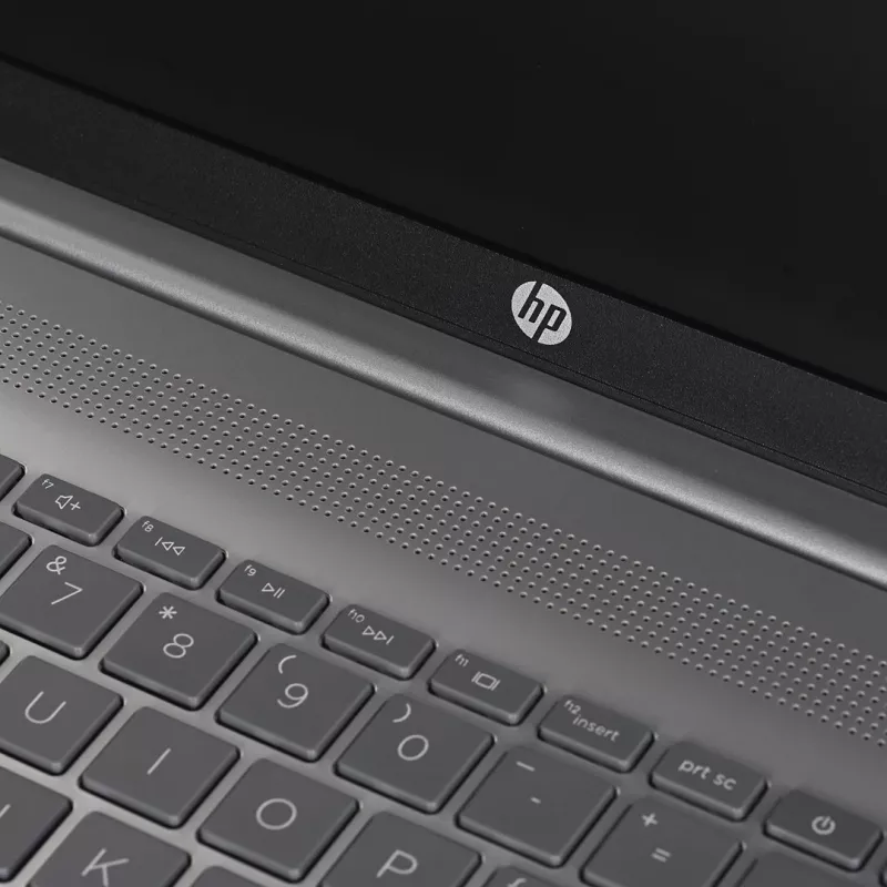 HP 17-CN3003D klēpjdators — 17,3 collu displejs, Intel Core i3-N305, 8 GB RAM, 256 GB SSD, Bluetooth, Windows 11, Sudraba