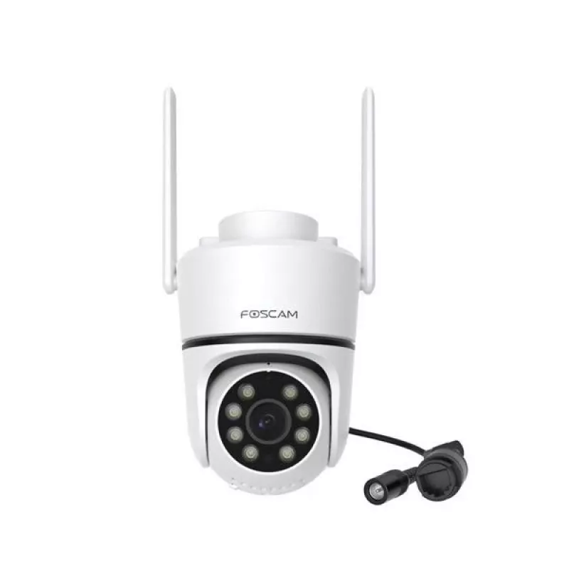 IP kamera Foscam PD5 5MP balta — āra/iekštelpu tīkla novērošana, 5 MP izšķirtspēja