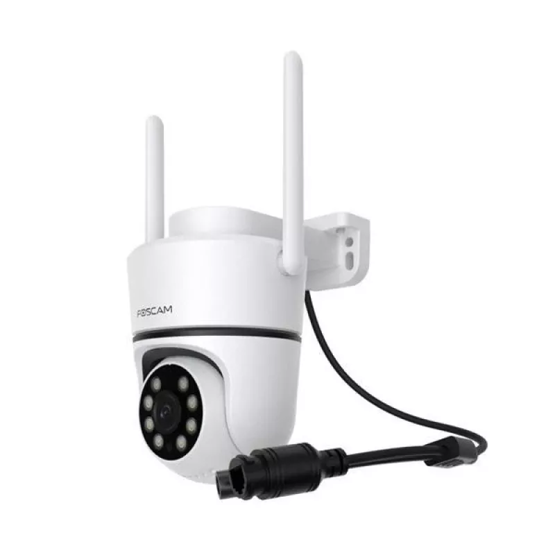 IP kamera Foscam PD5 5MP balta — āra/iekštelpu tīkla novērošana, 5 MP izšķirtspēja