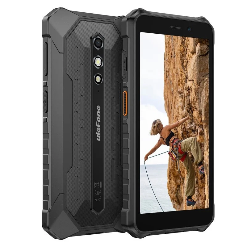 Izturīgs viedtālrunis UleFone RugKing 2 Pro — 4GB RAM, 128GB atmiņa, melns