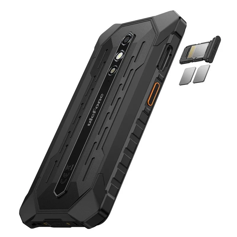 Izturīgs viedtālrunis UleFone RugKing 2 Pro — 4GB RAM, 128GB atmiņa, melns