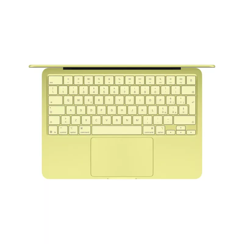 Apple MacBook Neo 13 collu klēpjdators — A18 Pro 6 kodolu CPU / 5 kodolu GPU, 8 GB RAM, 256 GB SSD, 2408×1506 displejs, macOS Tahoe, laima