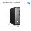 HP OmniDesk S03-0032ng - Plānais galddators - Core i3 i3-14100 - Pilna sistēma - Core i3