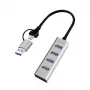 USB 3.0 centrmezgls 4 porti USB-A 5 Gbit/s