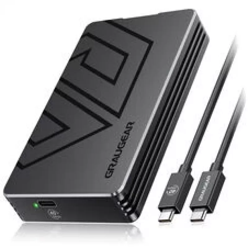 Ārējais M.2 SSD korpuss GrauGear G-M2U4-40G01 ar PCIe 4.0 un USB-C