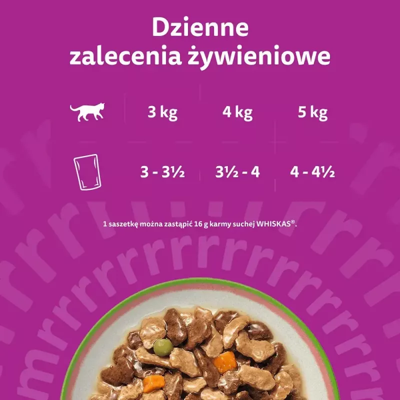 Mitrā kaķu barība Whiskas Tasty Mix šefpavāra izlase mērcē 40×85 g paciņas