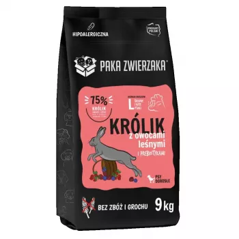 PAKA ZWIERZAKA truša ar meža ogām liels 9 kg sausā suņu barība