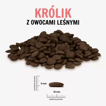 PAKA ZWIERZAKA sausā trušu barība ar meža augļiem L 1.5 kg