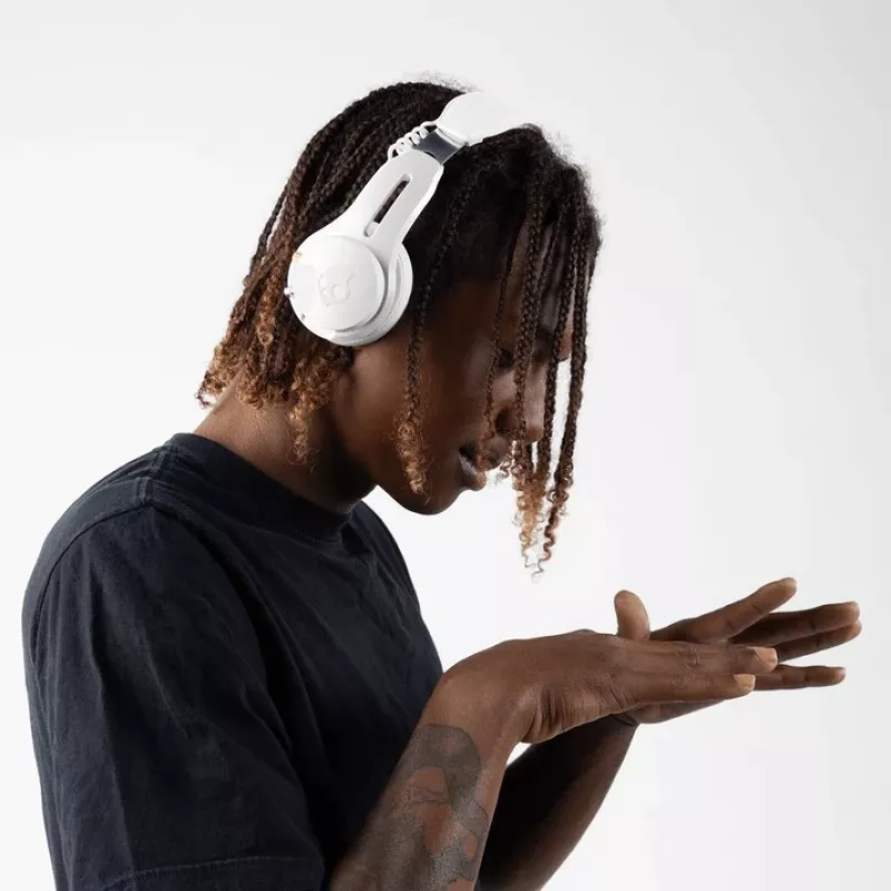Skullcandy Icon ANC bezvadu uzliekamās austiņas oranža Glow Bluetooth 5.3 ANC (S5IOW-S951)