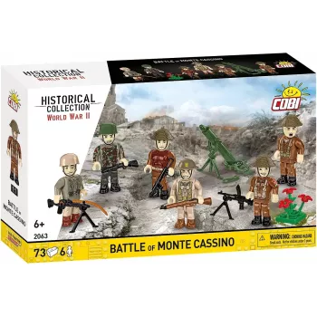 Konstruktors Cobi Blocks Kauja par Monte Kasino COBI-2063 Vēsturiska militārā diorāma