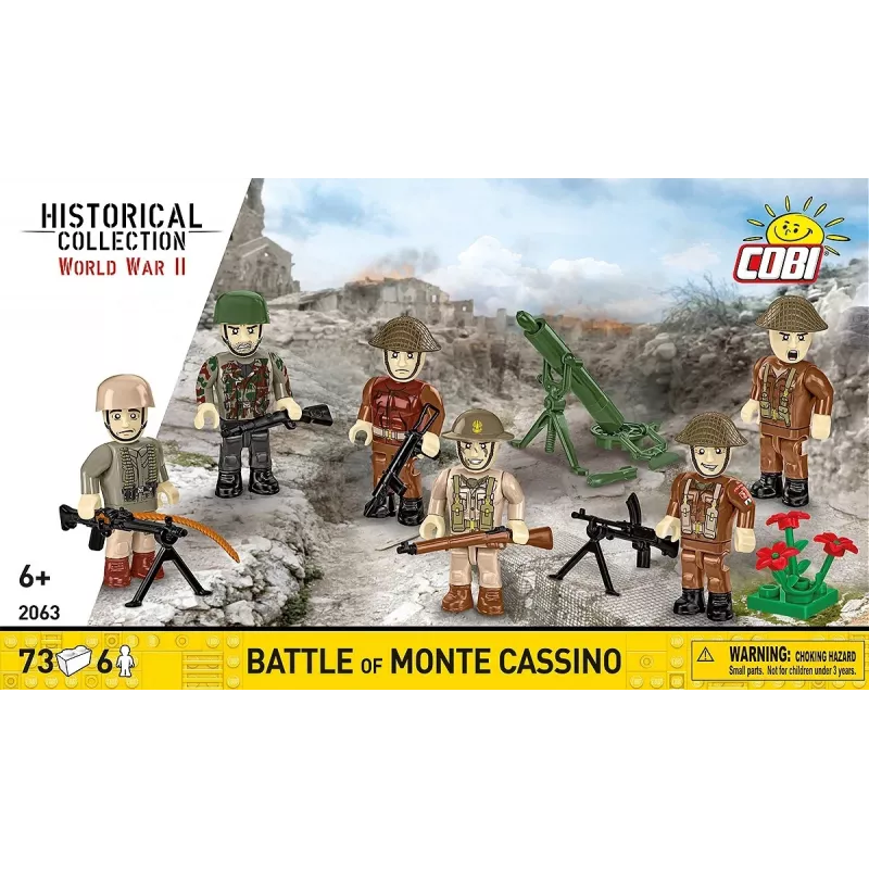 Konstruktors Cobi Blocks Kauja par Monte Kasino COBI-2063 Vēsturiska militārā diorāma