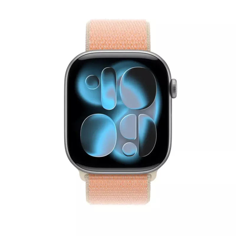 Apple 46mm Cantaloupe Sport Loop siksniņa, oranža, 46mm Apple Watch