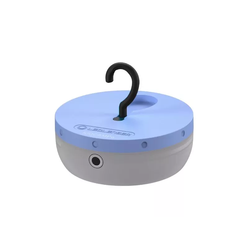 Ar baterijām darbināms kempinga lukturis Ledlenser Kidcamp6 — LED RGB, 60 lm, AAA, ABS korpuss, 95 g