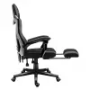 Spēļu krēsls huzaro Combat 3.1 pelēka — ergonomisks, regulējams sēdeklis spēlētājiem
