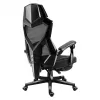 Spēļu krēsls huzaro Combat 3.1 pelēka — ergonomisks, regulējams sēdeklis spēlētājiem