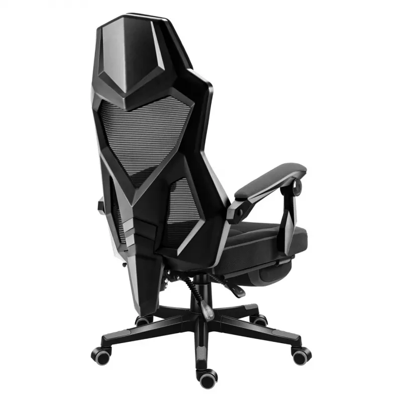 Spēļu krēsls huzaro Combat 3.1 pelēka — ergonomisks, regulējams sēdeklis spēlētājiem