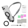 Telesin Magnetic Neck Mount MNM-002 iPhone (12–16) — regulējams leņķis, viegls